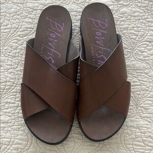 Blowfish Brown Casual Slide Sandals